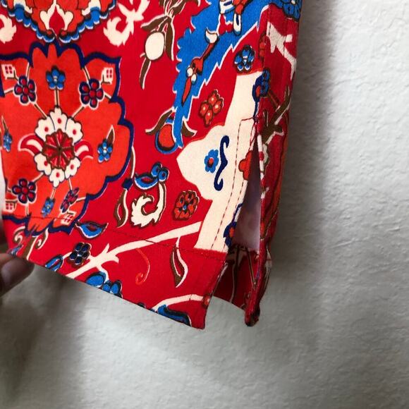 Gretchen Scott Set Jersey Split Neck Tunic Magic Carpet Stretchy Pants Electic - Picture 10 of 16